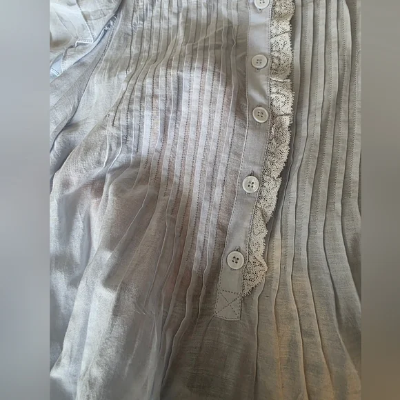 Zadig And Voltaire Timmy Tomboy Shirt In Lilac Size Small - Picture 10 of 16